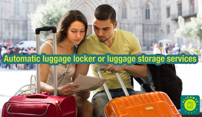 Automatic luggage locker or luggage services